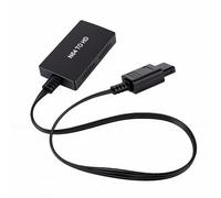 Elprico Convertisseur D'interface Multimédia N64 vers HD, Adaptateur de Jeu Vidéo de Sortie 720P 1080P Prenant en Charge le Mode 4:3 16:9, avec Câble USB, pour Projecteur de Monit