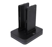Elprico Dock de Charge pour 2 Contrôleurs, 2 Contrôleur Charging Agking Station, Ergonomics & Magnetic 4 in 1 Fast Charger Dock Station avec RVB Light Bi-Directional Design