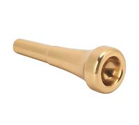Elprico Embout de Trompette en Laiton, Accessoires de Tons Brillants pour Musiciens et Débutants, Ensemble de Tailles doré 7C/3C (5C)