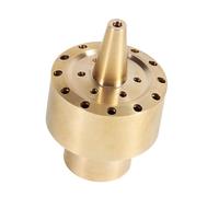 Elprico Ensemble de Buses de Fontaine en Laiton, Tête de Pulvérisation Durable 1/4 "1/2" 3/4 "pour Usage Décoratif D'étang de Jardin (/ 17,5-18 cm de tour de tête)