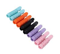 Elprico Ensemble de Pinces à Racines de Cheveux, 10 Pièces, Bigoudis Moelleux et Bouclés, Facile à Utiliser pour Toutes les Coiffures et Toutes les Longueurs