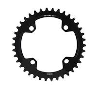 Elprico Ensemble de Plateau de vélo de Montagne, pièces de réparation d'anneau de chaîne à manivelle Unique en Acier 32/34/36/38T BCD 104(38T-Noir)