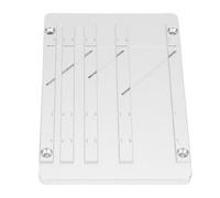 Elprico Ensemble D'épissure de Bande 1/4 10 Pouces, Bloc D'épissure de Bande à Bobine Ouverte pour 1 & 1/2 & 1/4 & 1/8 Pouces, Kit D'épissure Audio à Bobine Ouverte avec Bande D'épissage (rouge)