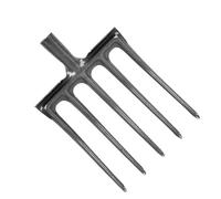 Elprico Fork de Tranchée en Acier en Carbone coulé pour Simple et Le Travail du Sol - pour des Tâches Exigeantes dans Les Fermes et Les Ranchs (5 Dents)