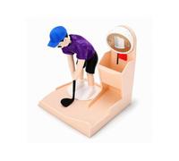Elprico Golf Swing Beer Bottle Opener & Cap Launcher | Le levier pivotant à une main fait apparaître les capuchons instantanément et les lance dans la fente ;gadget de bar