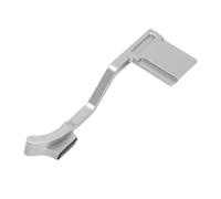 Elprico Grip de Pouce X-T50 pour la Caméra Fuji X-T50 Uniquement, Aluminium Alloy Metal Thumb Grip avec Hot Couvercle de Chaussure Protecteur Porte de Support du Pouce, Ne Pas Affecter (Silver)