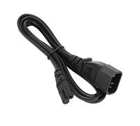 Elprico IEC320 Câble d'alimentation C14 à C7, Cordon Adaptateur Mâle à Femelle 6,6ft, pour Adaptateur d'alimentation pour Ordinateur Portable, Lampe de Bureau, Moniteur LCD,
