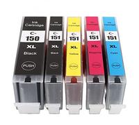 Elprico Ink Patron Service Smootor Sortie Patone Ink Patone pour MG7510 IP7210 IP8710 dans Les Sociétés D'État et de Trading (BK BK C M Y 5 Couleurs)