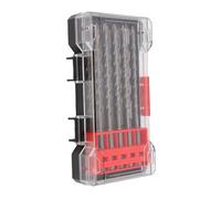 Elprico Jeu de Forets Dentelés 10 Pièces, Forets de Maçonnerie à Pointe en Carbure avec Tige Hexagonale de 1/4 Po, pour Carrelage en Béton, Brique et Bois