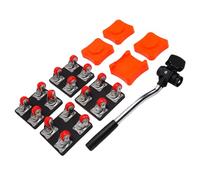 Elprico Kit de Déplacement de Meubles Compact à 4 Roues avec Barre de Levier pour Déplacer Un Canapé-lit Lourd, capacité de Charge de 1100lb