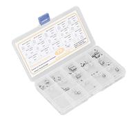 Elprico Kit de Filetage en Acier Inoxydable Hautement Durci pour Fixation Fixe, écrous en Argent pour la Réparation et la Protection du Fil