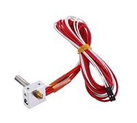 Kit d'extrudeuse Hotend, Bloc Chauffant pour imprimante 3D à buse de 0,4 mm, Accessoires d'imprimante 3D à extrémité Chaude MK8 en Aluminium, Acier Inoxydable et Laiton