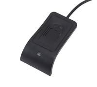 Elprico Lecteur D' Digitales USB, Mini Scanner D' Digitales Tactile à 360 Degrés, Scanner Biométrique de Bureau, Prise en Charge de Dongle PC