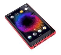 Elprico Lecteur MP3 64 Go avec Bluetooth 5.0, Lecteur de Musique avec Haut-Parleur intégré et écran Tactile de 5,0 Pouces, Radio FM, Enregistreur Vocal, Son HiFi, Liseuse de Livres (Rouge)