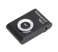 Elprico Lecteur Mp3 Imperméable IPX8, Mp3 étanche Nageant sous-Marine de 3 Mètres, 8 Go de Portable Multifonctionnel avec Lecteur Musical (Black)