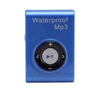 Elprico Lecteur Mp3 Imperméable IPX8, Mp3 étanche Nageant sous-Marine de 3 Mètres, 8 Go de Portable Multifonctionnel avec Lecteur Musical (Blue)