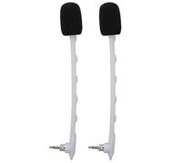 Elprico Microphone de Remplacement pour Casque de Jeu Astro A40 TR, Casques de Jeu pour Ordinateur PC, Microphone à Perche Antibruit Amovible de 3,5 Mm (White)
