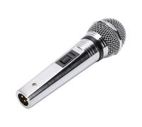 Elprico Microphone karaoké à Main, Rejet de Bruit, pour Performances à Domicile, avec Prises 6,5 Mm et 3,5 Mm, 1 unité