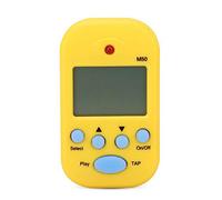 Elprico Mini métronome, métronome numérique, métronome Tempo, générateur de tonalité à arrêt Automatique et Son Clair Fort LCD numérique M50 métronome 5 Couleurs pour Piano(Yellow)