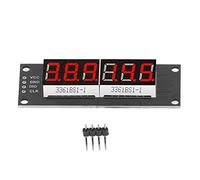 Elprico Module D'affichage LED TM1637 Driver 6-Digit avec des Chemins de Carte Transparents, des Bouchons Rapides et une Fonction de Jeu et des Performances Stables, Adaptées aux Amateurs