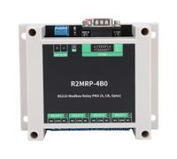 Elprico Module de Relais D'isolement Optocoupleur, Module de Relais Industriel, Coffre-fort et Stable et Fiable pour le Protocole RTU, avec des Circuits de Protection Multi-isolation, (R2MRP-4B0)