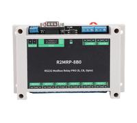 Elprico Module de Relais D'isolement Optocoupleur, Module de Relais Industriel, Coffre-fort et Stable et Fiable pour le Protocole RTU, avec des Circuits de Protection Multi-isolation, (R2MRP-8B0)
