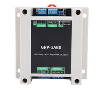 Elprico Module de Relais GPIO, Carte de Relais Industriel Opto Contrôle isolé avec un Déclencheur de Bas Niveau à Haut Niveau, Enceinte Rail ABS pour L'automatisation Industrielle Smart (Grp-2ab0)