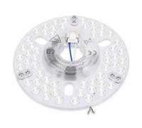 Elprico Module LED de Remplacement 18W 130mm, Panneau LED 3 Couleurs 3000K 4000K 6500K avec Mémoire, Kit Éclairage pour Ventilateur de Plafond Plafonnier Lustre