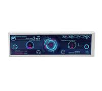 Elprico Moniteur de Température PC 8,8 Pouces USB C Panneau de Capteur PC avec Mini écran Secondaire IPS CPU HDD Données FPS Moniteur, Angle deComplet de 178 °, Thème DIY