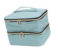 Elprico Organisateur de Vernis à Ongles, Peut Contenir 30 Bouteilles et Lampe à Ongles, Support de Vernis à, Boîte de Transport de Voyage, Sac de Rangement pour Organisateur de