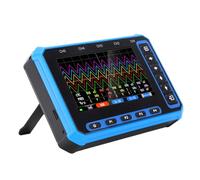 Elprico Oscilloscope Portable à 5 Canaux, Analyseur de Forme D'onde à Taux D'échantillonnage élevé pour étudiants et Professionnels, écran de 4.3 Pouces