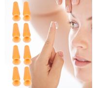 Elprico Outil D'insertion de Lentille Sclérale, Ensemble D'Applicateurs sans Ventilation avec Récipients Individuels pour L'insertion de Lentilles Sclérales et D'yeux Prothétiques,