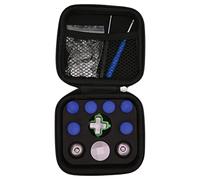 Elprico Palette de Clé de Contrôleur de Jeu, Ensemble de Palette de Clé en Métal D'alliage D'aluminium de Revêtement de Silicone Professionnel pour Le Contrôleur (Bleu)