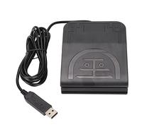Elprico Pédale de Commande de Commutateur au Pied USB, Contrôleur MIDI Conception Ergonomique Pédale de Commutateur au Pied Unique pour Le Zoom de Photobooth D'instrument