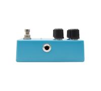 Elprico Pédale de Compresseur de Basse, Contrôle Dynamique Professionnel pour Bassiste, Ton Vintage Lisse, Effet de Basse électrique True Bypass, Alliage Bleu 4,5x2,6x2,2 Pouces