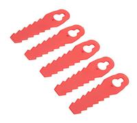 Elprico Placons de Tondeuse à Gazon Ensemble de Feuilles, 25 Pcs de Tondeuse d'herbe Pares de Remplacement, Plastique de Coupe Durable pour la Pelouse de Jardin, Matériau Rouge ABS Rouge