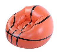 Elprico Pouf Gonflable, Pouf de Basket-Ball, canapé Gonflable Créatif, Ballon de Sport, Chaise Paresseuse en PVC, Coussin d'air, canapé pour Salon, Balcon, Jardin, Camping, Randonnée