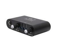 Elprico Préampli de Microphone, Amplificateur de Gain 36 DB, XLR 6,35 Mm 3,5 Mm, Libération de Profondeur de sensibilité Réglable, Sortie D'entrée AV, Métal, pour Conférence de Diffusion