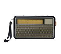 Elprico Radio Solaire, Radio Bluetooth AM/FM/SW, Récepteur de Stations d'urgence pour Le Camping Ménage et Extérieur, Randonnée