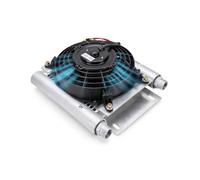 Elprico Refroidisseur D' Hydraulique avec Ventilateur pour Mini | Convient aux pelles AGT-H12 et AGT-QH12 1-1,8T.Comprend un ventilateur électrique de 80 W, un noyau en aluminium et des