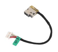 Elprico Remplacement du Câble de Prise d'alimentation CC, Matériau Métallique de Prise de Courant CC Portable en Métal pour HP 15-AF 15-AF131DX 799736-T57
