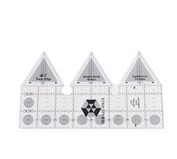 Elprico Réseaux Linéaires Non-acryliques Double Bande de Coupe Transparente en Double Bande pour Courtepointe, Courtepointe Conviviale et Modèles pour les Concepteurs et les Tailleurs, Outils Idéaux