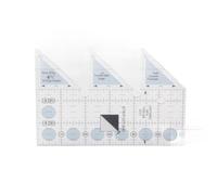 Elprico Réseaux Linéaires Non-acryliques Double Bande de Coupe Transparente en Double Bande pour Courtepointe, Courtepointe Conviviale et Modèles pour les Concepteurs et les Tailleurs, Outils Idéaux