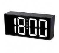 Elprico Réveil Vibrant avec Vibreur de Lit, Double Alarme 3 Modes, Grand Écran LED 7.4 Pouces, Horloge Numérique Fort pour Gros Dormeur Sourd Malentendant
