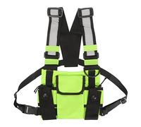 Elprico Sac de Plate-Forme de Harnais de Poitrine Radio, Gilet de Poche de Poitrine de Harnais Radio Réglable pour la Radio Bidirectionnelle, Le Sauvetage en Montagne, la Survie, la