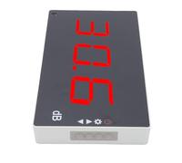 Elprico Sonomètre Mural, écran LCD HD 3", Lecteur de Décibels, Testeur de Bruit, Plage DB avec Alarme Sonore Clignotante, pour Salle de Classe