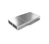 Elprico Sous le Meuble Évent de Sol Prolongateur, Ajustable 11,9-23 Pouces | Construction en alliage d\'aluminium résistant à la chaleur, profil ultra-bas de 2\" pour les espaces restreints, s\'adapte