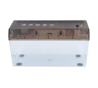 Elprico Strions Compacts Coupés en Papier Déchiqueteur USB/Batterie, Shred Papier Sûr et Efficace pour Les écoles des Bureaux, Conception Portable