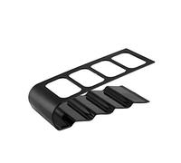 Elprico Support de télécommande, organisateur de télécommande, organisateur de bureau, fournitures de bureau organisateur en plastique de bureau domestique(black)