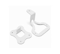 Elprico Support Mural pour Haut-Parleur Intelligent WiiM Sound/Lite, | Étagère en Métal de 3 Mm avec Base de 110 X 90 Mm, Conception Frontale Cachée et Rotation Gauche-droite ;matériel de